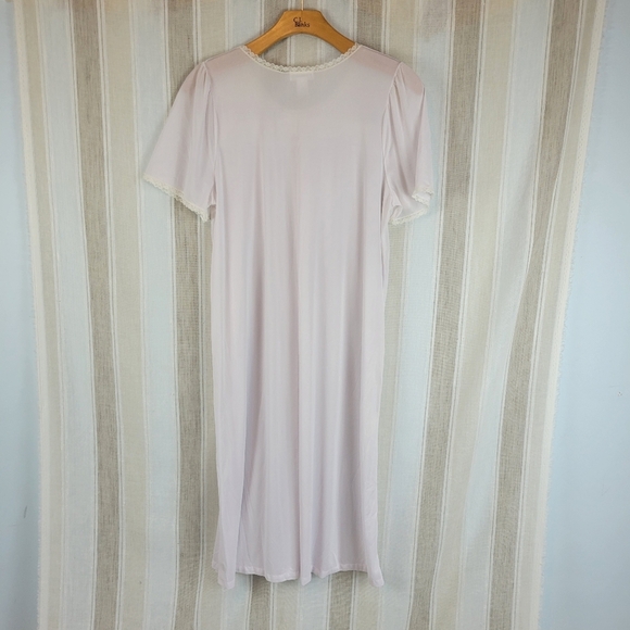 Vintage‎ Fundamentals Nightdress Pajamas Nightgown Size Large White - Picture 11 of 11